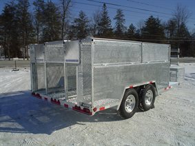 Kerr cement footing trailer